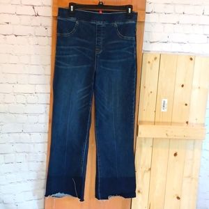 SPANX Dark Blue Wide Leg Jeans